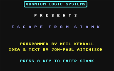 Escape from Stank - Screenshot - Game Title Image