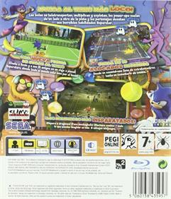 Sega Superstars Tennis - Box - Back Image