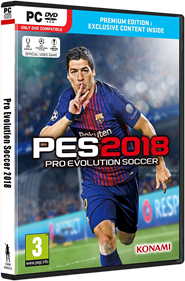 PES 2018: Pro Evolution Soccer - Box - 3D Image