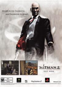 Hitman 2: Silent Assassin - Advertisement Flyer - Front Image