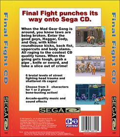 Final Fight CD - Box - Back - Reconstructed Image