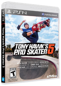 Tony Hawk's Pro Skater 5 - Box - 3D Image