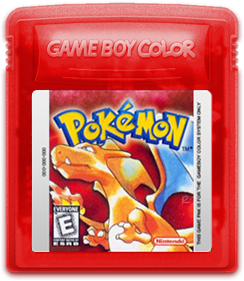 Pokémon Red Version - Cart - Front Image
