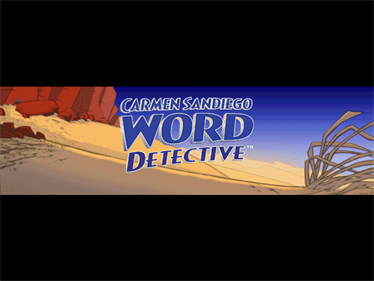 Carmen Sandiego Word Detective - Screenshot - Game Title