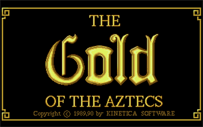 The Gold of the Aztecs - Screenshot - Game Title Image