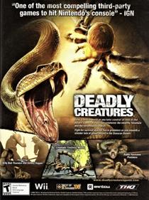 Deadly Creatures - Advertisement Flyer - Front Image