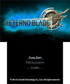 AeternoBlade - Screenshot - Game Title Image