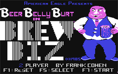 Beer Belly Burt's Brew Biz - Screenshot - Game Title Image