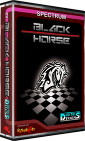 Black Horse - Box - 3D Image