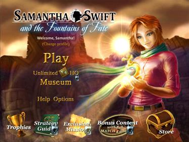 Samantha Swift and the Fountains of Fate - Screenshot - Game Title Image