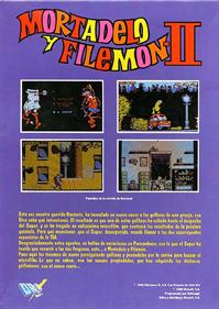 Mortadelo y Filemon II: Safari Callejero - Box - Back Image
