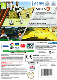 FIFA Soccer 11 - Box - Back Image