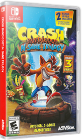 Crash Bandicoot N. Sane Trilogy - Box - 3D Image