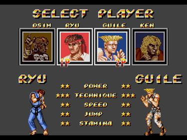 Streets of Rage 2: The World Warrior: Special Air Combo Edition - Screenshot - Game Select Image