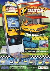 Crazy Taxi - Advertisement Flyer - Front Image