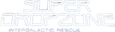 Super Dropzone: Intergalactic Rescue Mission - Clear Logo Image