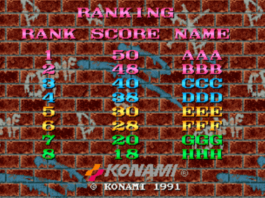 Vendetta - Screenshot - High Scores Image