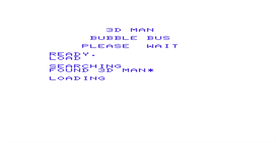 3-D Man - Screenshot - Game Title Image