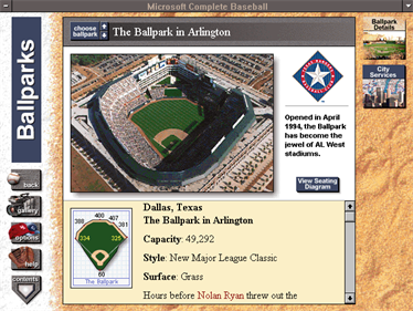 Microsoft Complete Baseball: 1995 Edition - Screenshot - Gameplay Image