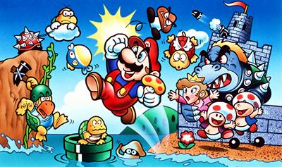 Super Mario Bros. DX - Fanart - Background Image