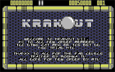 Krakout VII - Screenshot - Game Title Image