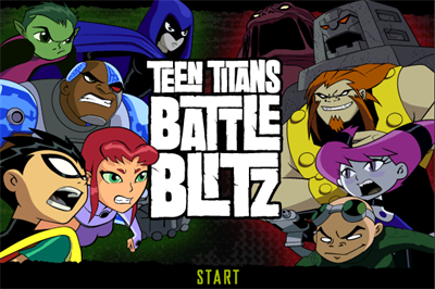 TEEN TITANS: BATTLE BLITZ - Screenshot - Game Title Image