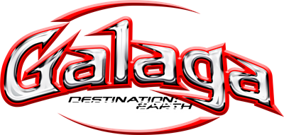 Galaga: Destination Earth - Clear Logo Image