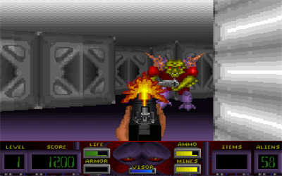 Corridor 7: Alien Invasion - Screenshot - Gameplay Image