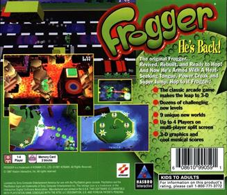 Frogger - Box - Back Image