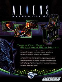 Aliens: Extermination - Advertisement Flyer - Front Image