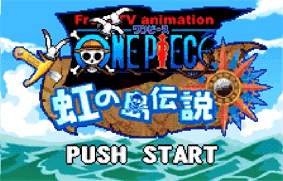 From TV Animation One Piece: Niji no Shima Densetsu - Screenshot - Game Title Image