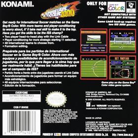 International Superstar Soccer 2000 - Box - Back Image