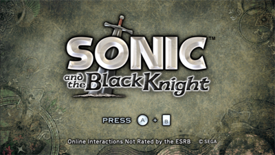 Sonic and the Black Knight - Screenshot - Game Title Image
