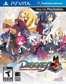 Disgaea 3: Absence of Detention - Box - Front Image