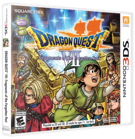 Dragon Quest VII: Fragments of the Forgotten Past - Box - 3D Image