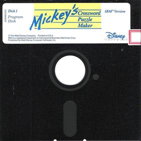 Mickey's Crossword Puzzle Maker - Disc Image