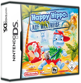 Happy Hippos - Box - 3D Image