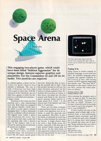 Space Arena - Advertisement Flyer - Front Image