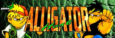 Alligator Hunt - Arcade - Marquee Image