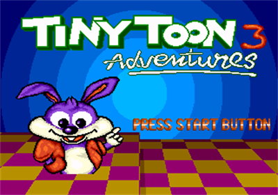 Tiny Toon Adventures 3 - Screenshot - Game Title Image