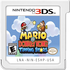 Mario vs. Donkey Kong: Tipping Stars - Fanart - Cart - Front Image