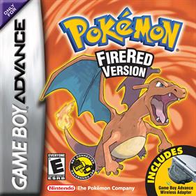 Pokémon FireRed Version - Box - Front Image