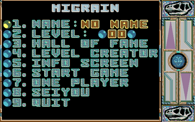 Migrain - Screenshot - Game Select Image