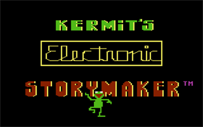 Kermit's Electronic Storymaker - Screenshot - Game Title Image