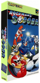 Mega Man Soccer - Box - 3D Image