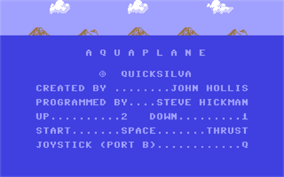 Aquaplane - Screenshot - Game Title Image