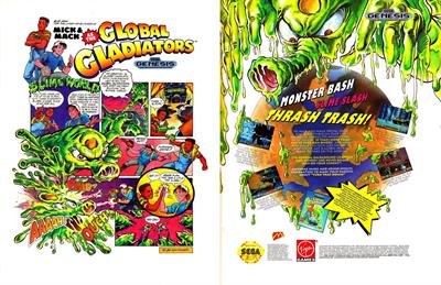 Mick & Mack as the Global Gladiators - Advertisement Flyer - Front Image