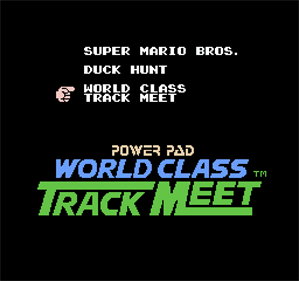 Super Mario Bros. / Duck Hunt / World Class Track Meet - Screenshot - Game Select Image