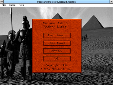 The Rise & Rule of Ancient Empires - Screenshot - Game Title Image