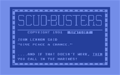 Scud-Busters - Screenshot - Game Title Image